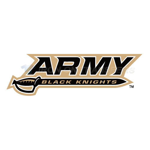 Army Black Knights 2000 Pres Wordmark Logo T-shirts Iron On Tran - Click Image to Close